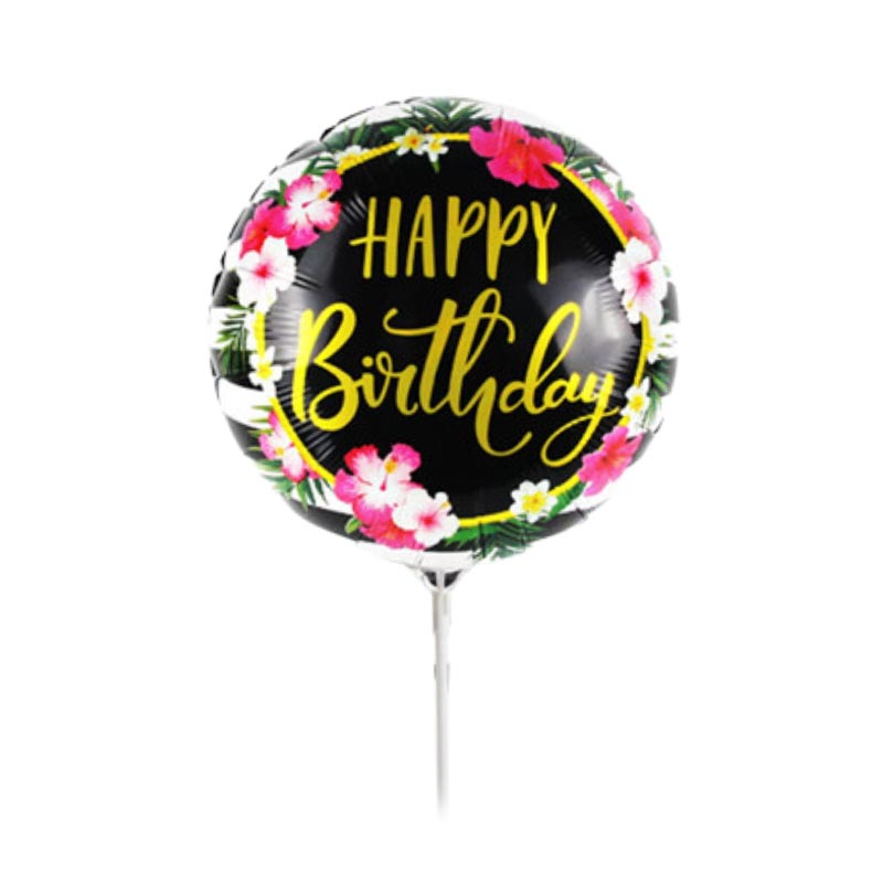 Colorful birthday balloon add-on for flower delivery, adding a festive touch to special occasions. Available for delivery in Makati, Quezon City, Taguig, and Bulacan.