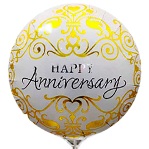 Sparkling anniversary foil balloon, ideal for celebrating special milestones and adding joy to your anniversary celebrations. Available for delivery in Caloocan, Mandaluyong, Rizal, and Tagaytay.